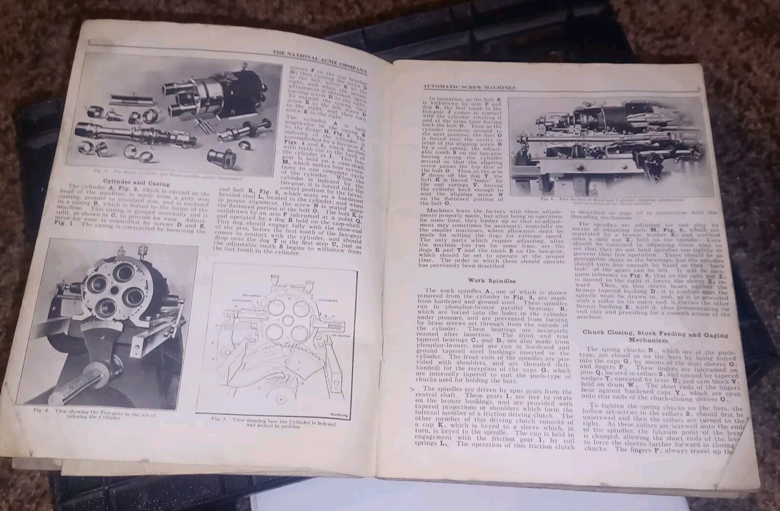 1912-1913 NAMCO National Acme Co AUTOMATIC MULTIPLE SPINDLE SCREW MACHINES BOOK