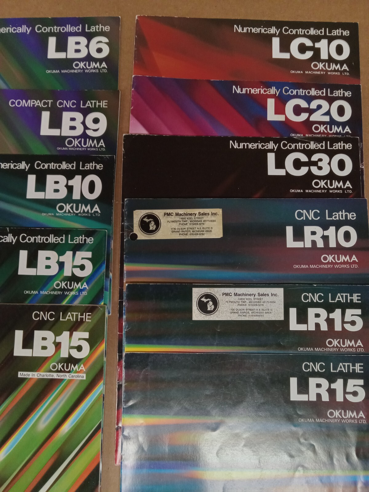Okuma Lathe Brochures from the 1980s