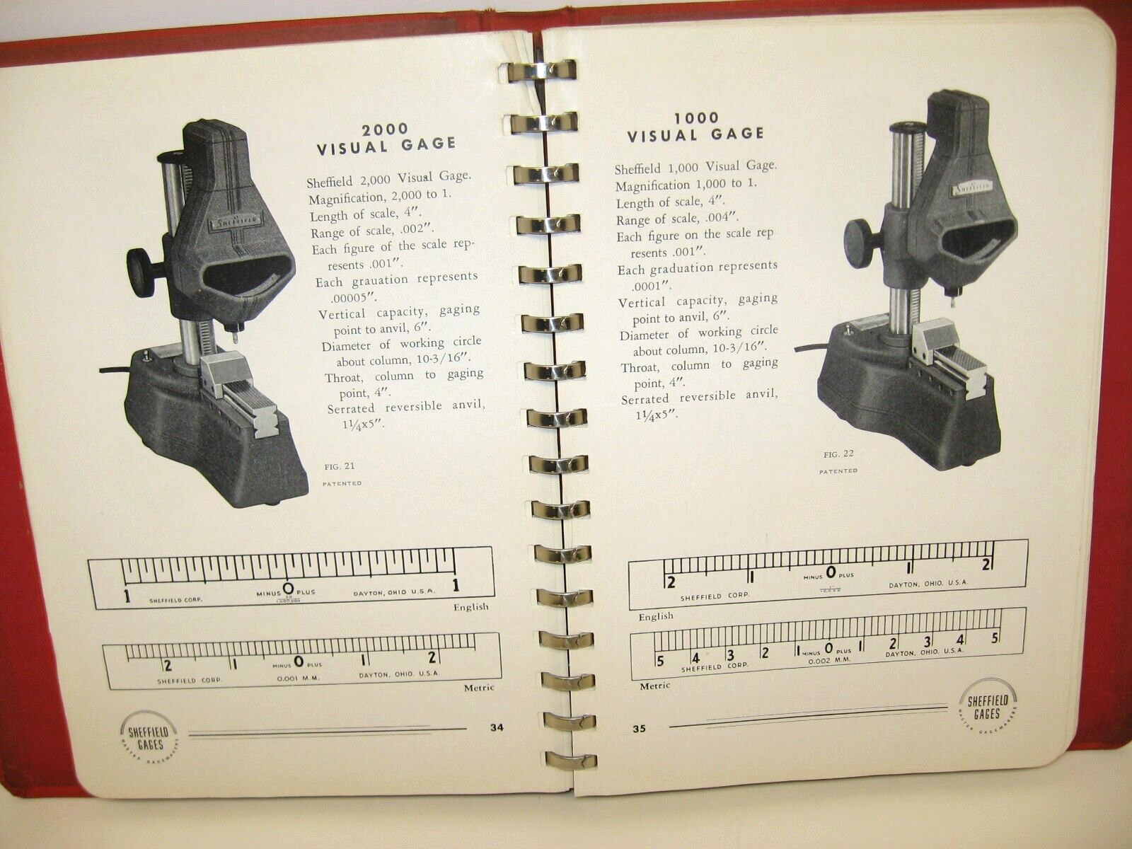 1943 Sheffield Gages Catalog 42-0, Sheffield Corporation, Dayton, Ohio