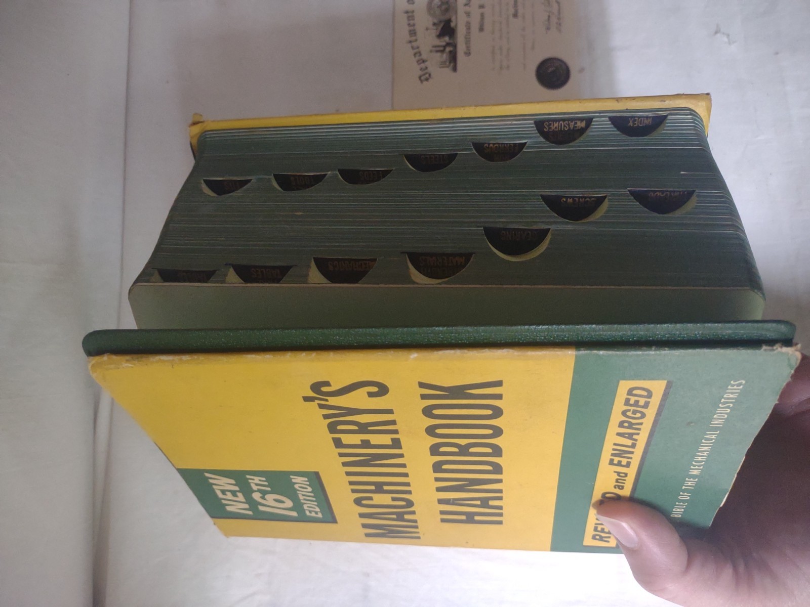 Machinery’s Handbook Vintage Reference Book 16th Edition By Oberg & Jones 1959