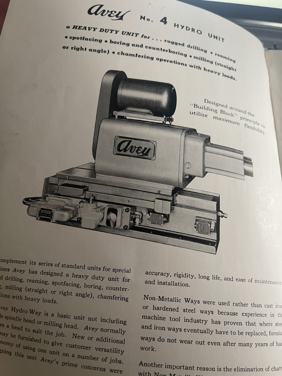 Avey No. 4 Hydro Unit Bulletin No. 357-A