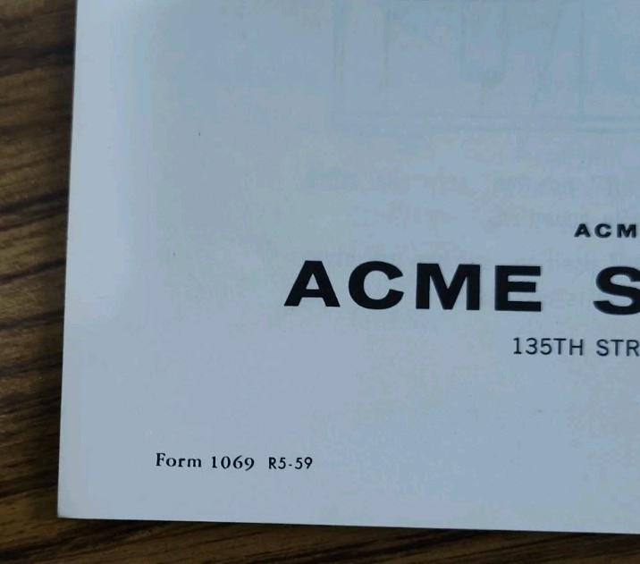 Acme-Morrison NB3 Bookbinding Machine Operating Instructions Parts List Steel