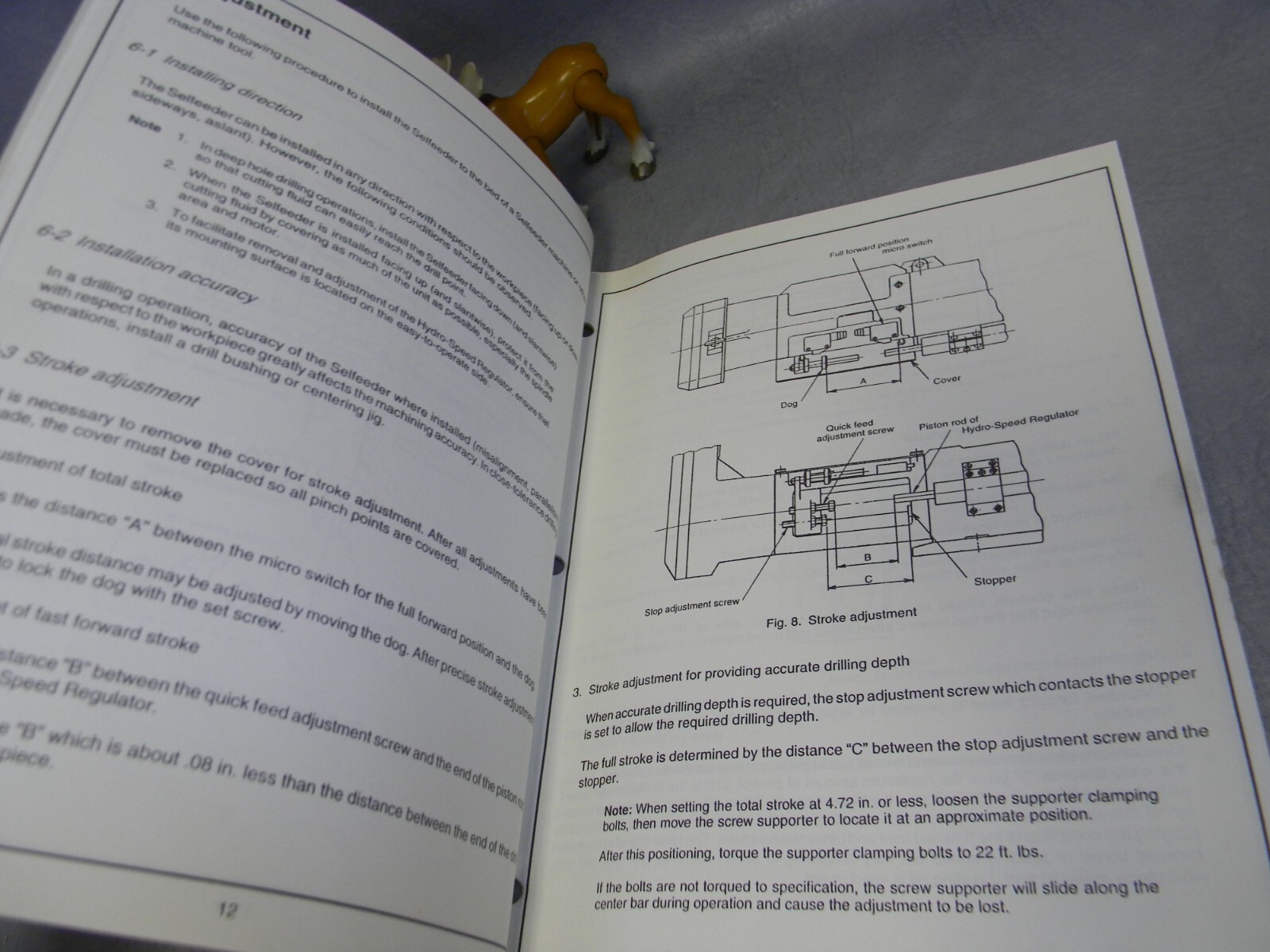 SN6LU Selfeeder Newtric Instruction Manual Sugino Manual No. US9431-2