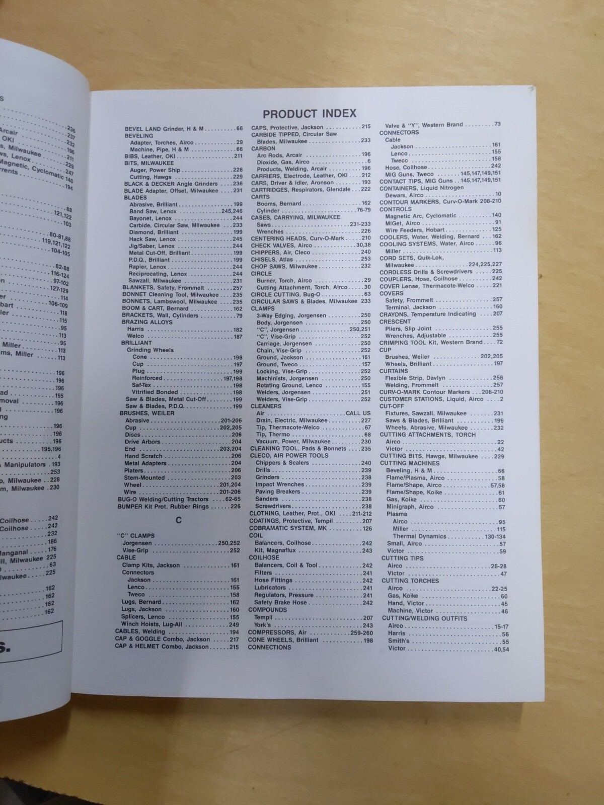 1986 Welding Products Of Kentucky, Inc. Product Manual-Catalog A