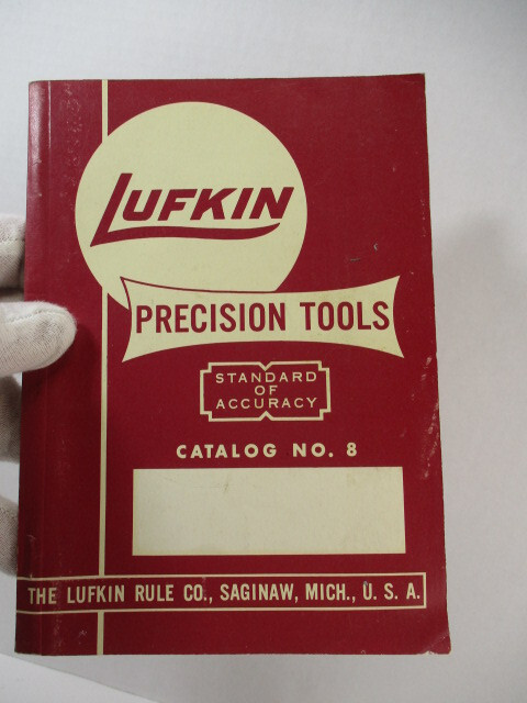 1959 LUFKIN Precision Tools Catalog # 8 & Price List, Van’s Hardware, EC