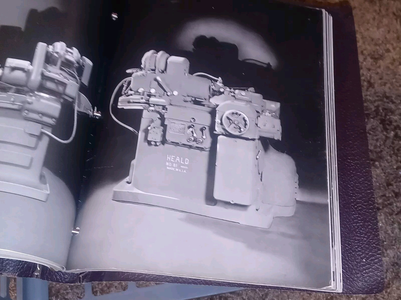 1946 HEALD COMPANY Precision GRINDING MACHINES Sales CATALOG LOT BINDER BOOK