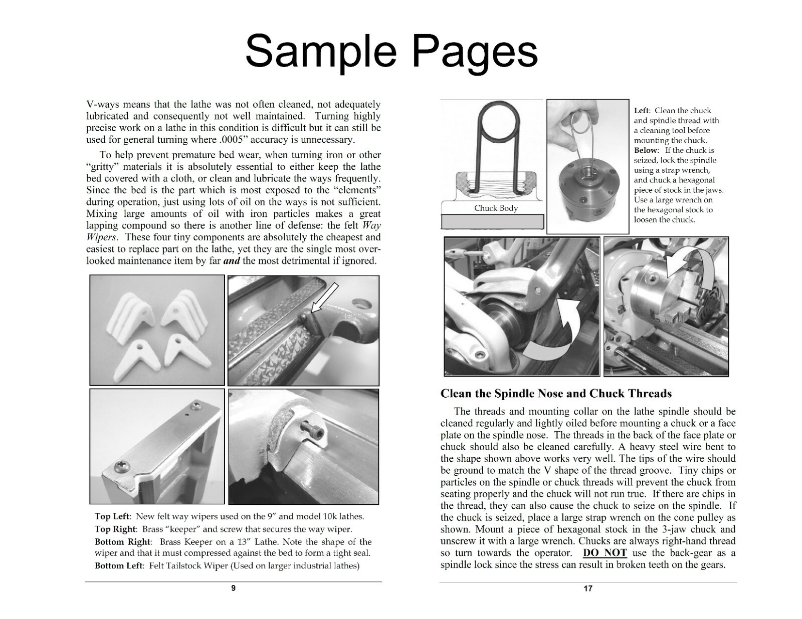 New!! ● Basic Maintenance for the Vintage South Bend Lathe ● All Models 9″ – 16″