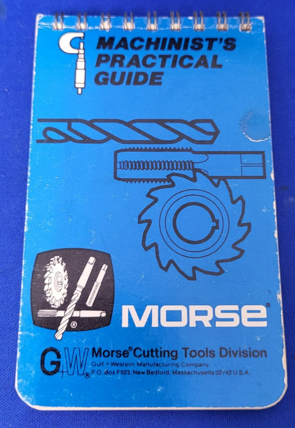 Morse Machinist’s Practical Guide Pocket Manual Handbook Blue Book Toolbox