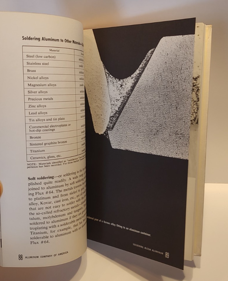 Soldering Alcoa Aluminum Handbook 1965 Metal Industry Pittsburgh Vintage Guide