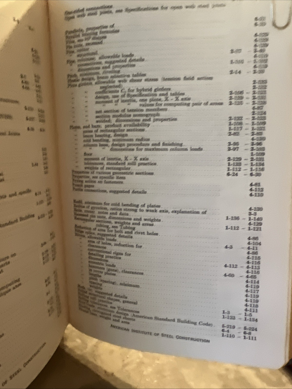 AISC 7th Edition “Manual Of Steel Construction” Copyright 1970