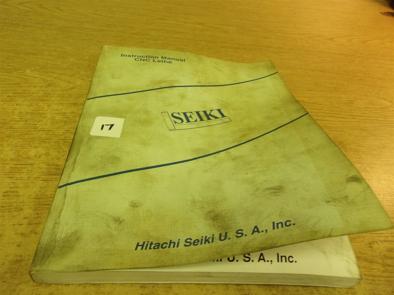Hitachi Seiki Instruction Manual CNC Lathe L8804E-S Edition 2 “17”