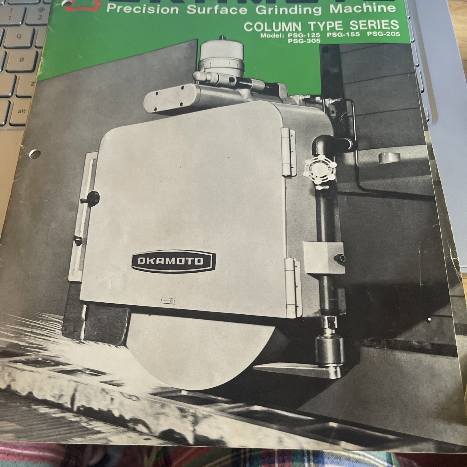 Okamoto Surface Grinding Machines Bulletins 7903/200B, 8010/200B- 2 pieces