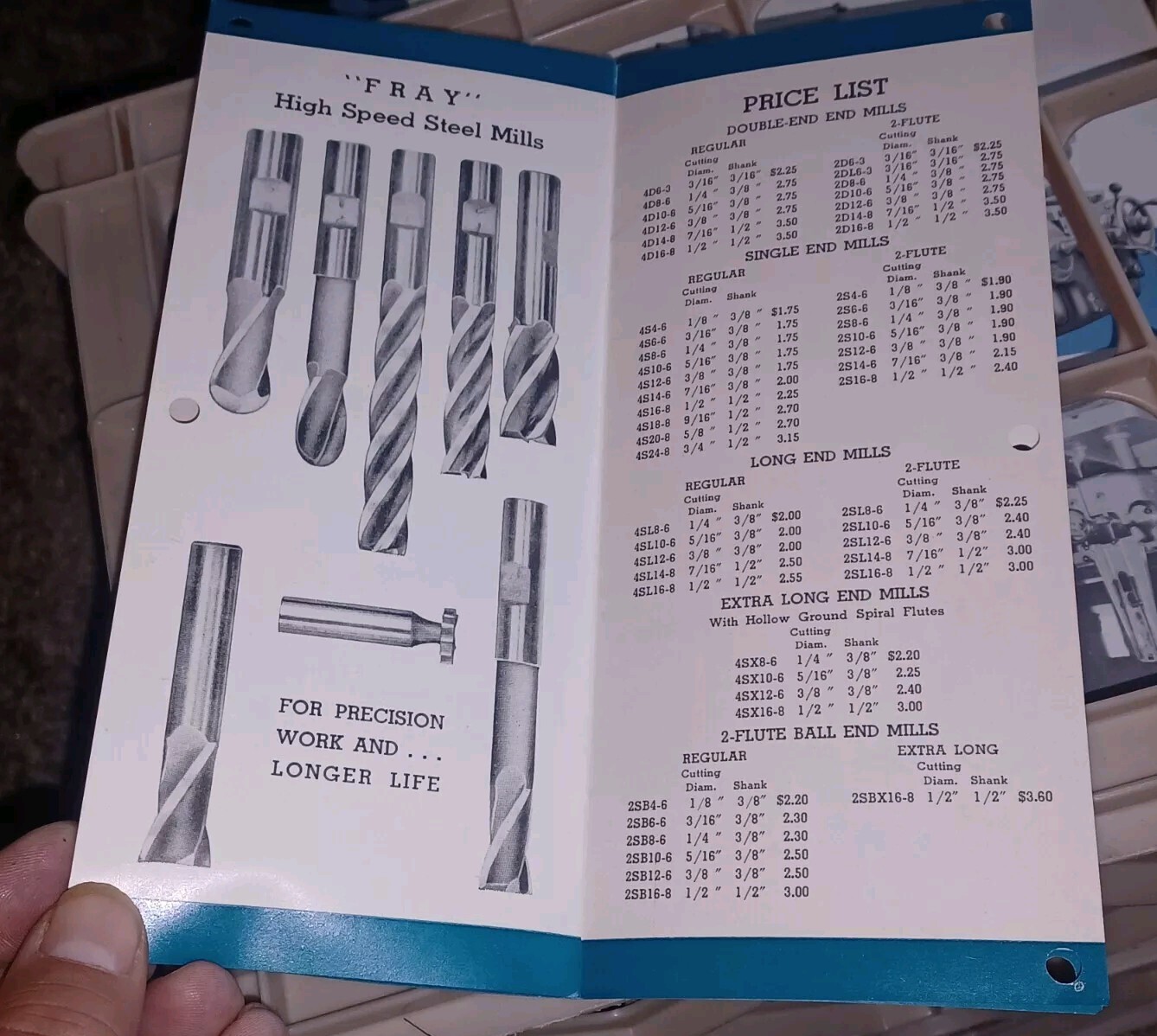 FRAY MACHINE TOOL COMPANY PRODUCTS PRICE LIST NO 15 CATALOG BOOK Milling & More