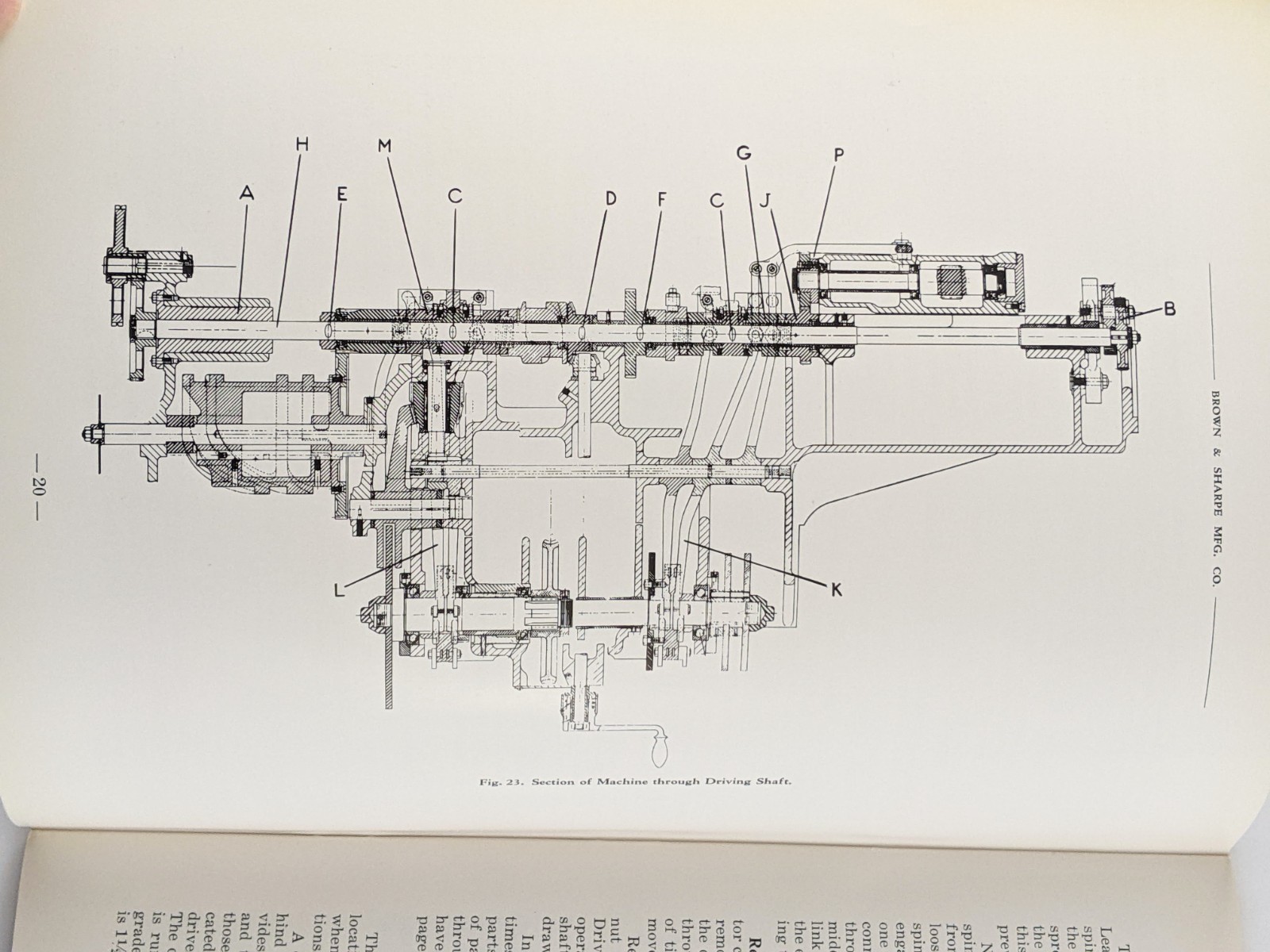 Brown & Sharpe No. 4 Automatic Screw Machine Manual, Operation Parts Maintenance