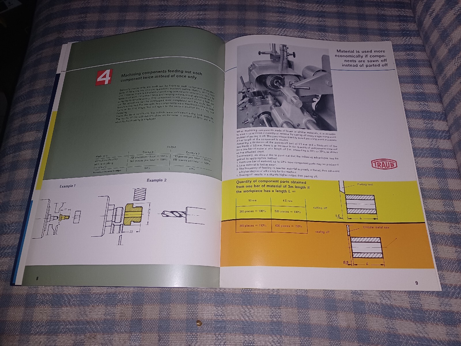 HERMANN TRAUB west Germany TOOLS 1963 Catalog Journal TURNED PARTS machinist VTG