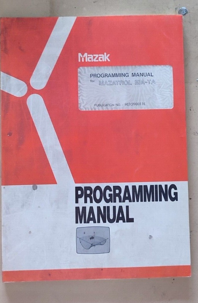 MAZAK MAZATROL EIA-TA Programming Manual