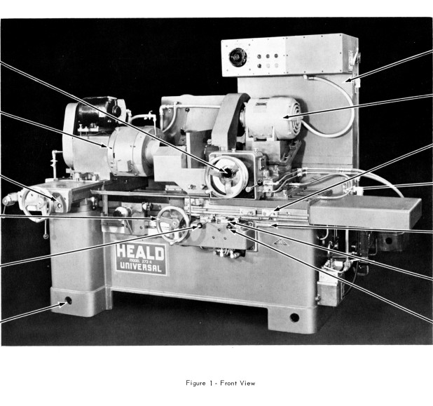 Heald 273A Universal Internal ID Grinder Operation, Service Parts Manual 1374