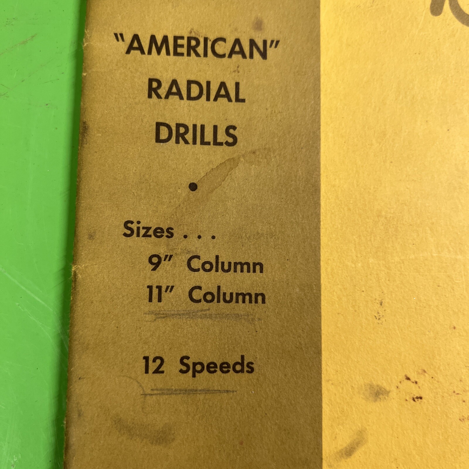 American Tool Works 23 Page American Radial Drills Instruction Book / Manual