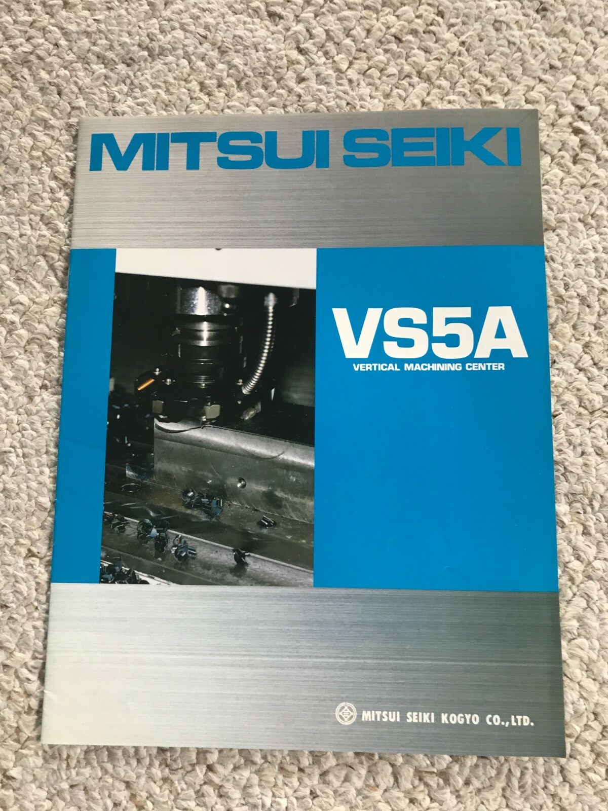 MITSUI SEIKI VS-5A CNC VERTICAL MACHINING CENTER SALES CATALOG
