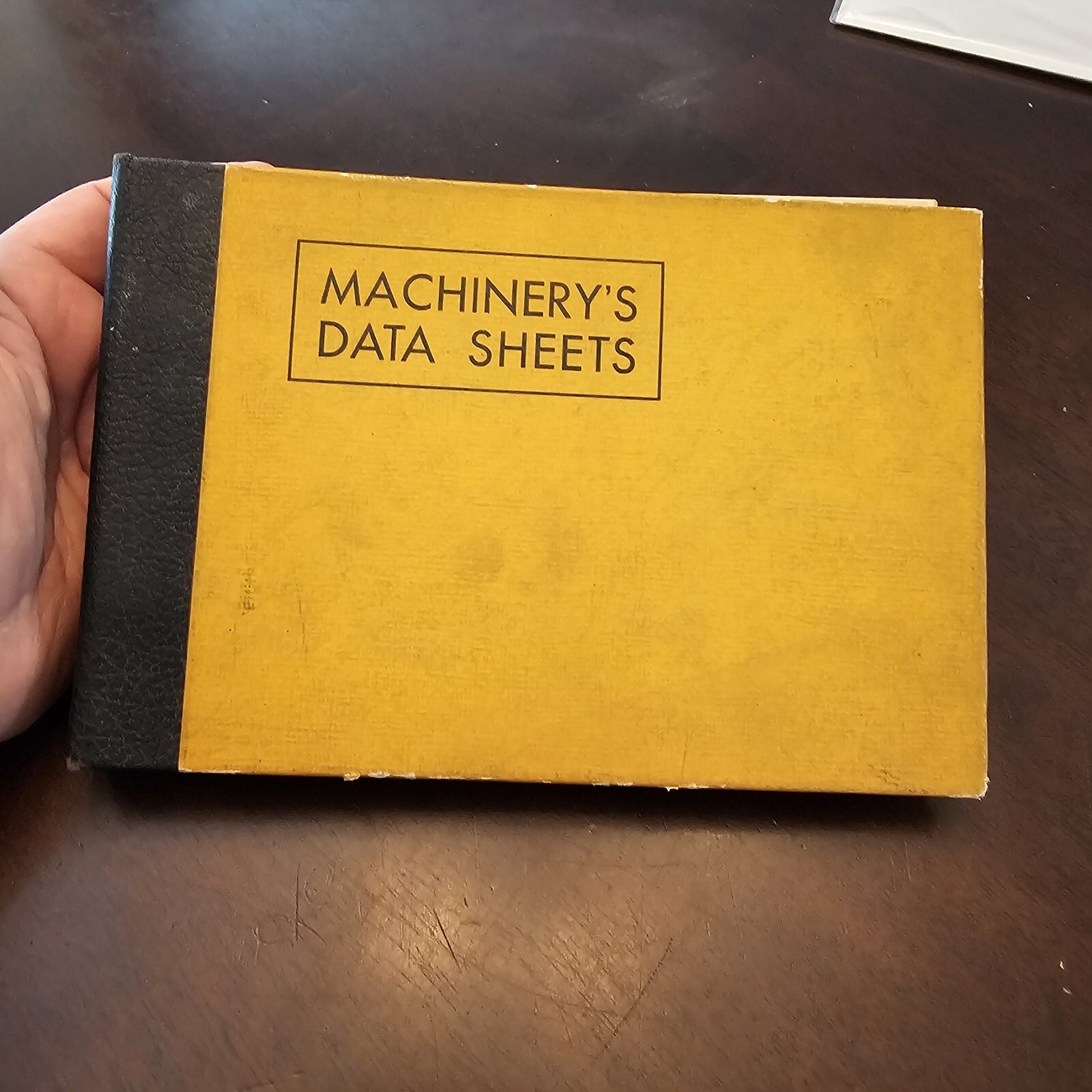 Hardcover Machinery Data Sheets Vintage Collectible, Early to Mid 1930’s, Pics