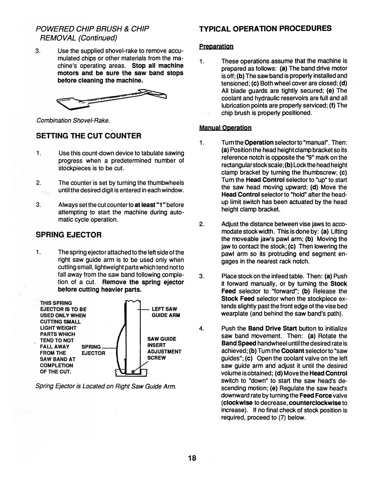 DoALL C-916A Metal Bandsaw Instruction Manual #1739