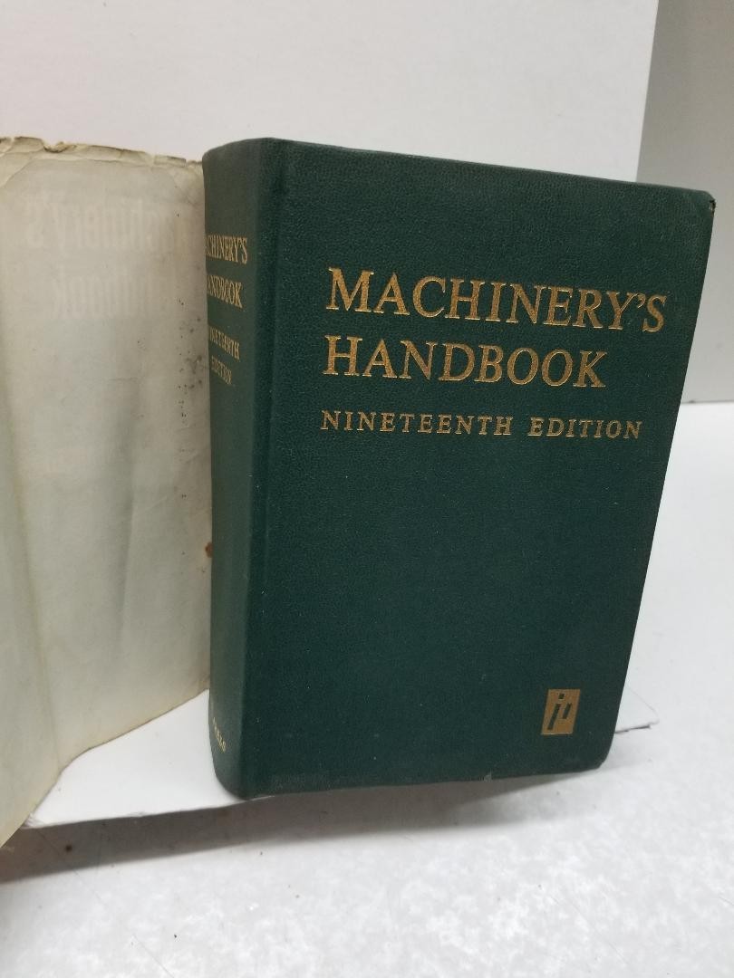 Vintage Machinery’s Handbook 19th Edition-Third Printing 1972