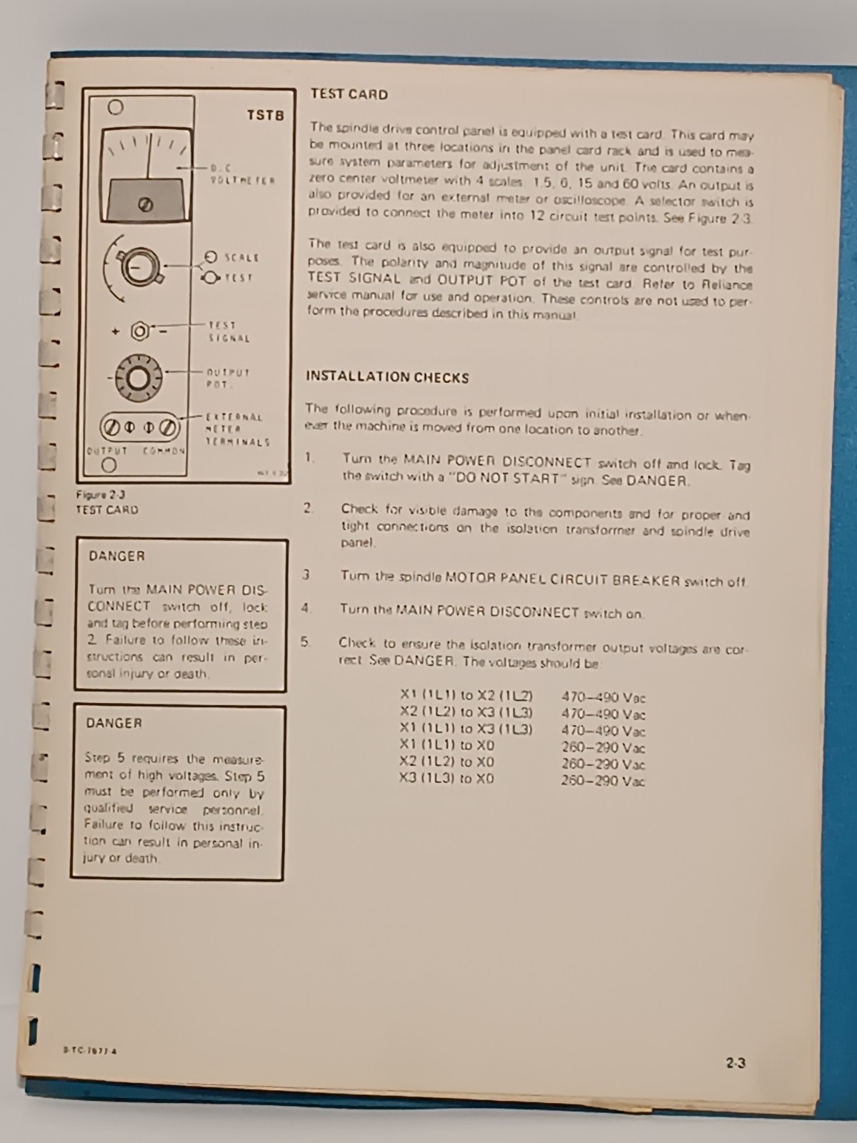 Cincinnati Milacron DC Spindle Drive Supplemental Service Manual 3-TC-7677-4