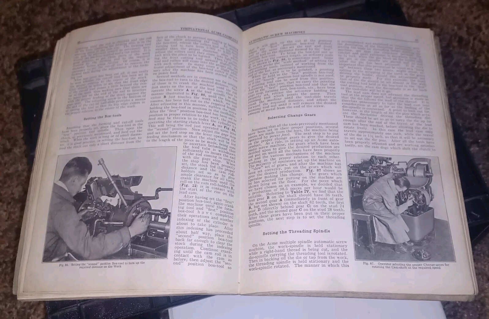 1912-1913 NAMCO National Acme Co AUTOMATIC MULTIPLE SPINDLE SCREW MACHINES BOOK
