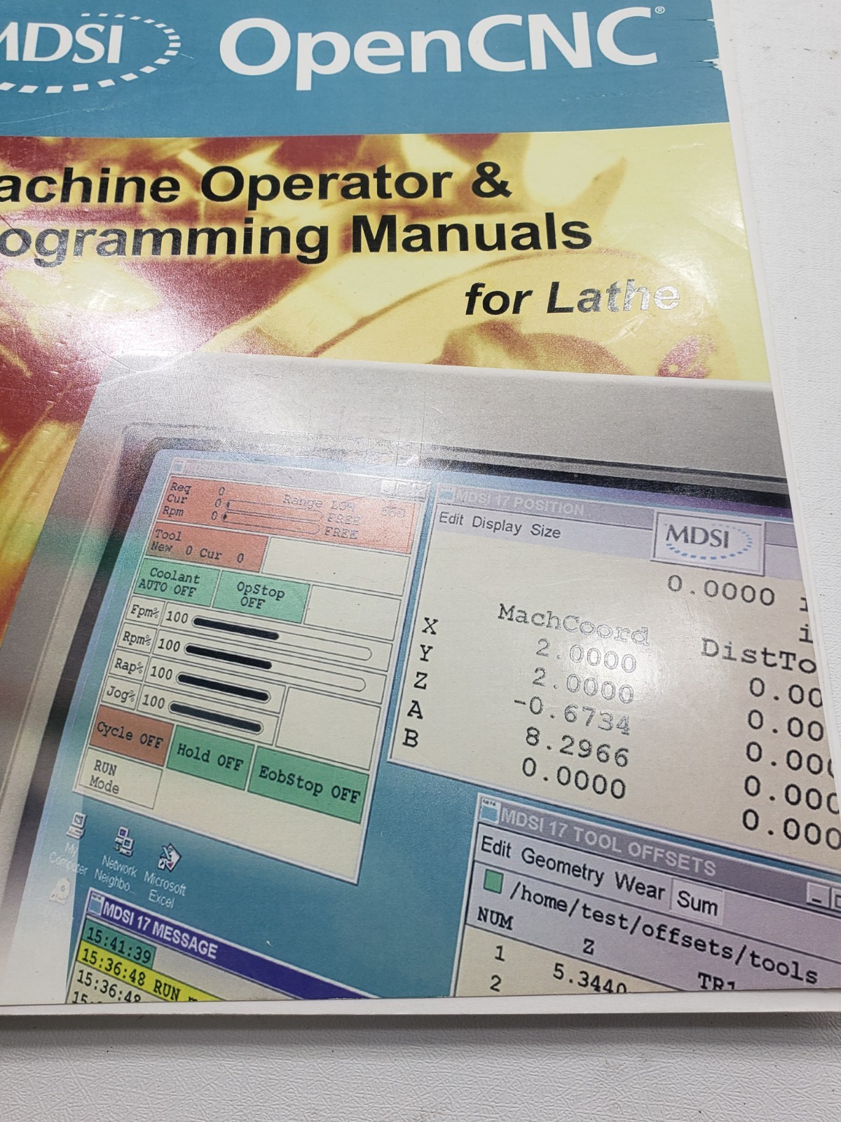 MDSI OpenCNC Machine Operator Manual CNC Control System Guide MNL 101109.600