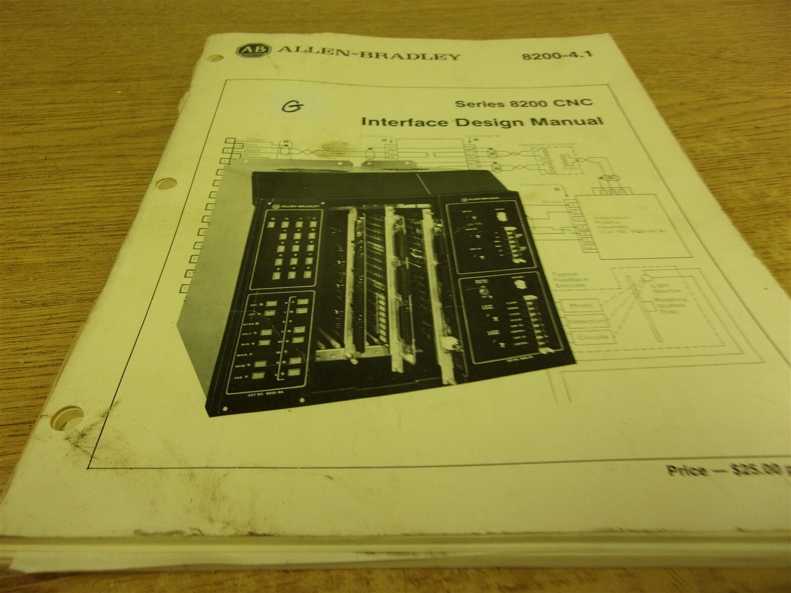 Allen Bradley 8200-4-1 Series 8200 CNC Interface Design Manual “G”
