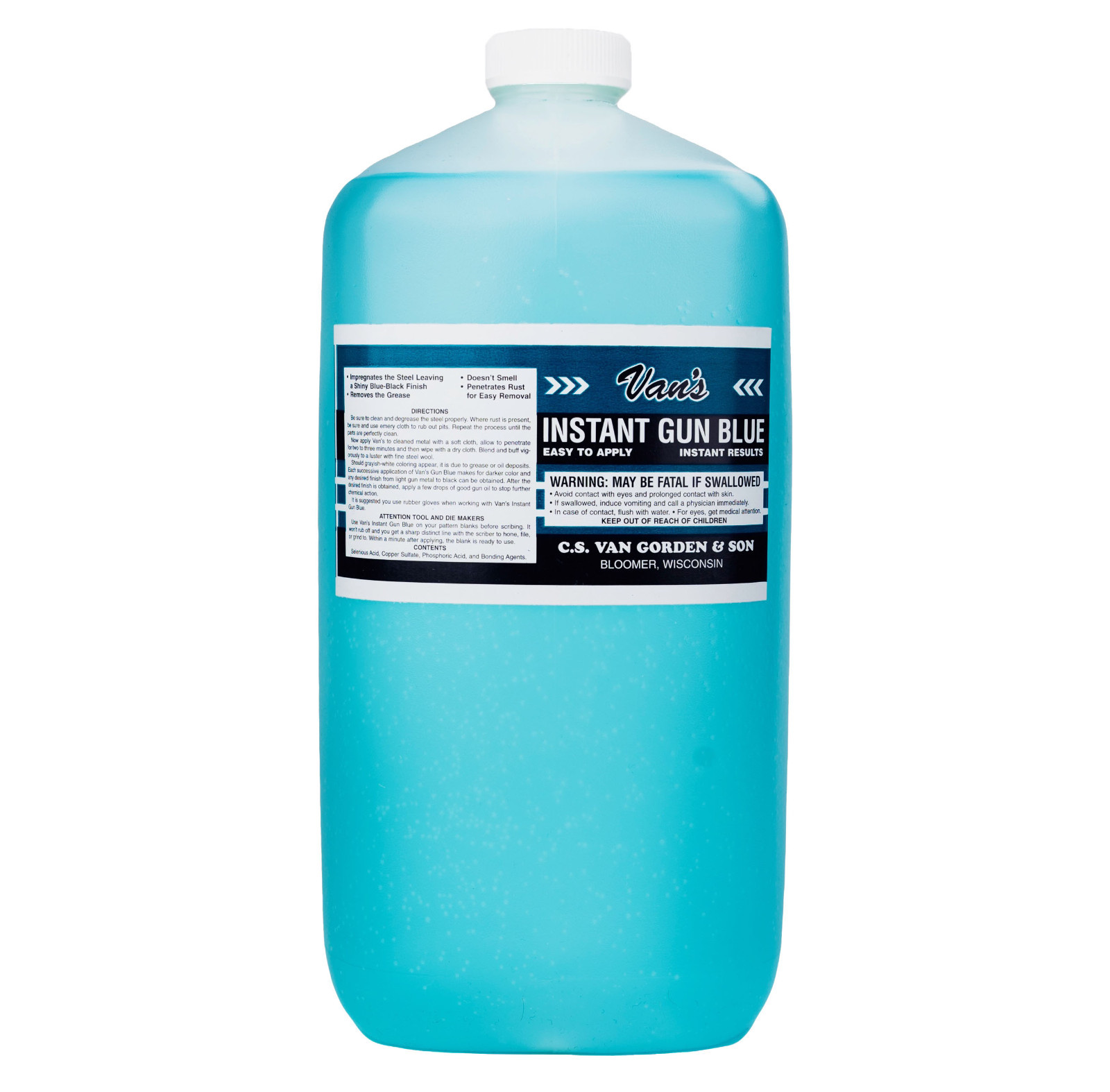 Van’s Instant Gun Blue – Gallon