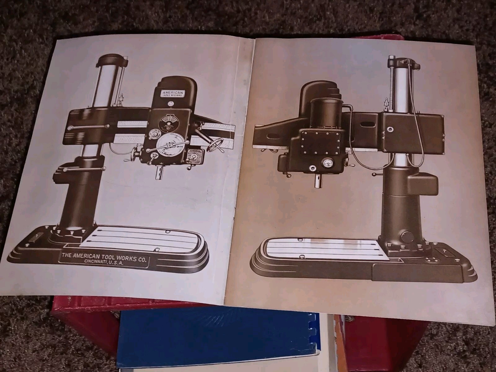 AMERICAN HOLE WIZARD Tool Works Company BULLETIN 305 Catalog LATHES RADIAL DRILL