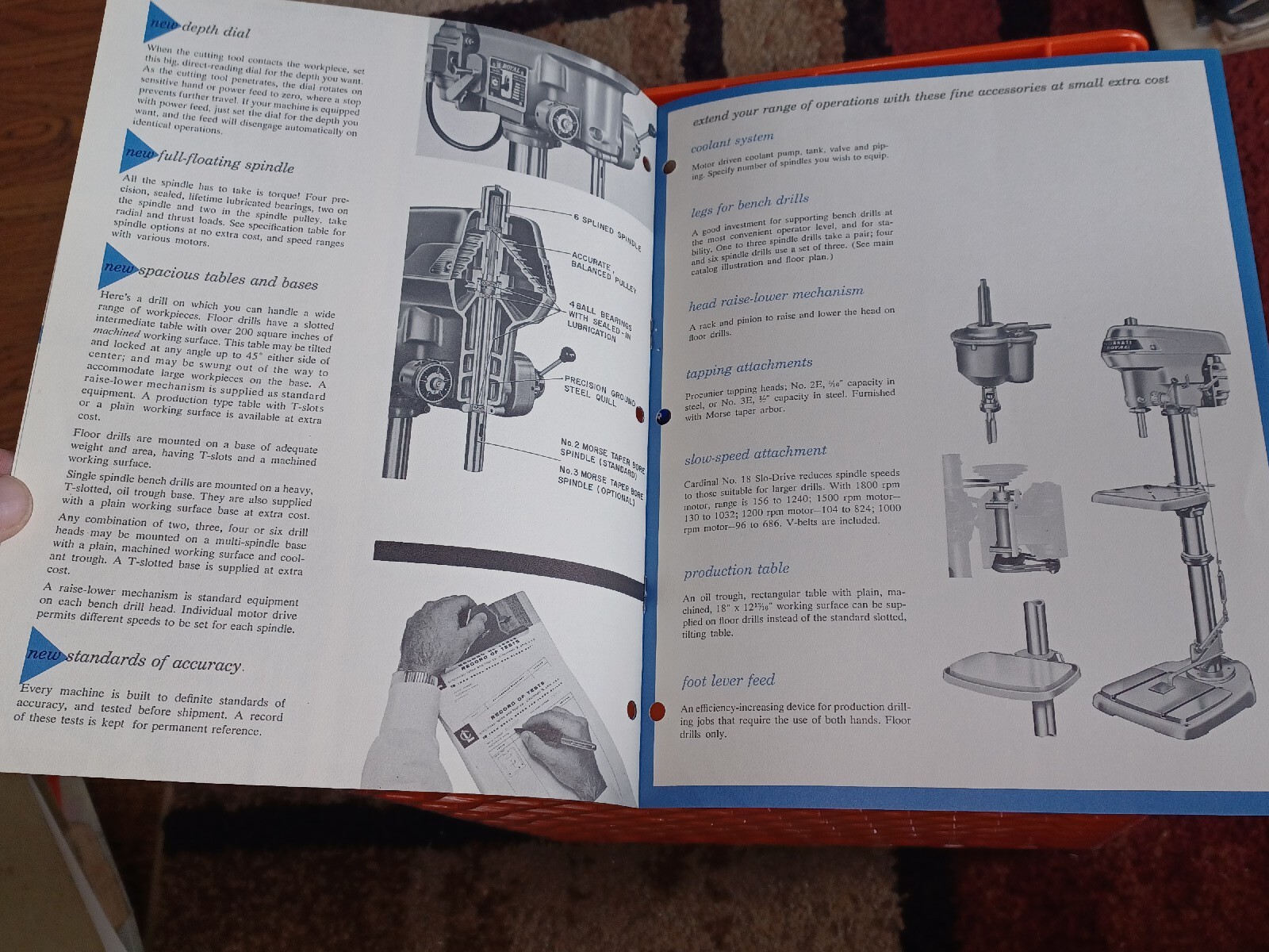 CINCINNATI Lathe And Tool Co D-134 ROYAL DRILL 18″ BROCHURE Sales Catalog Book