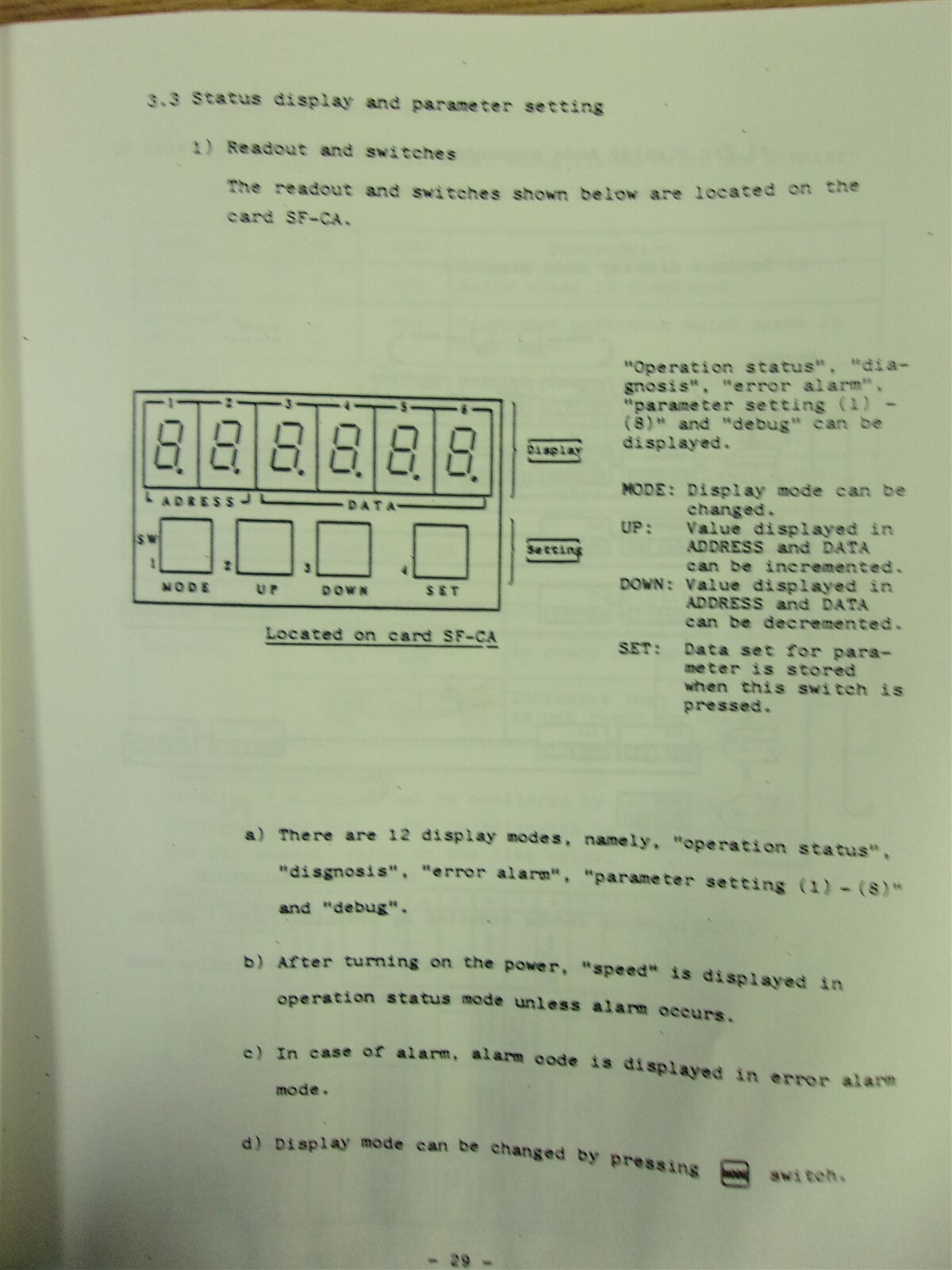 Mitsubishi Freqrol-SF AC Spindle Drive M0460-ES Maintenance Manual