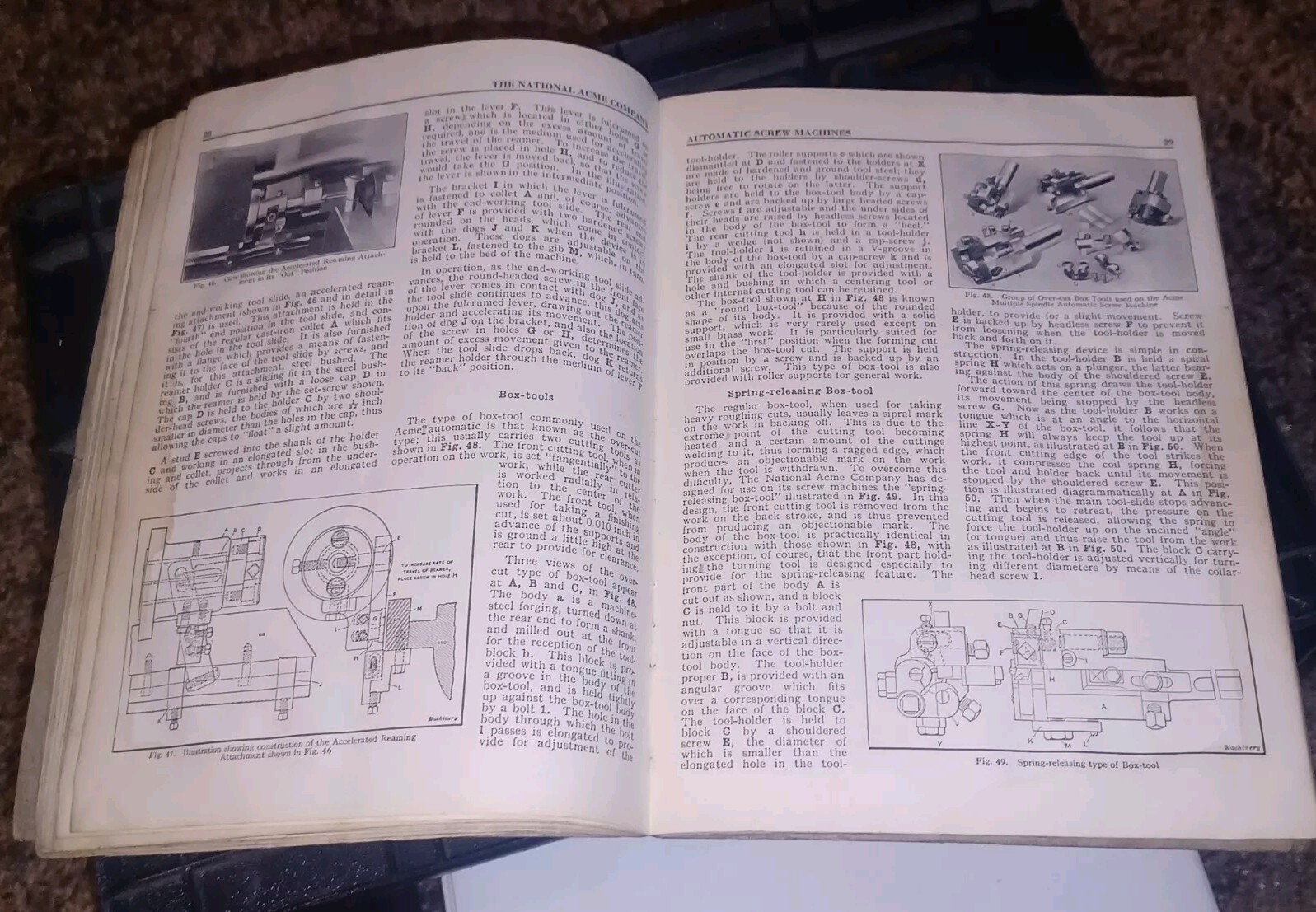 1912-1913 NAMCO National Acme Co AUTOMATIC MULTIPLE SPINDLE SCREW MACHINES BOOK