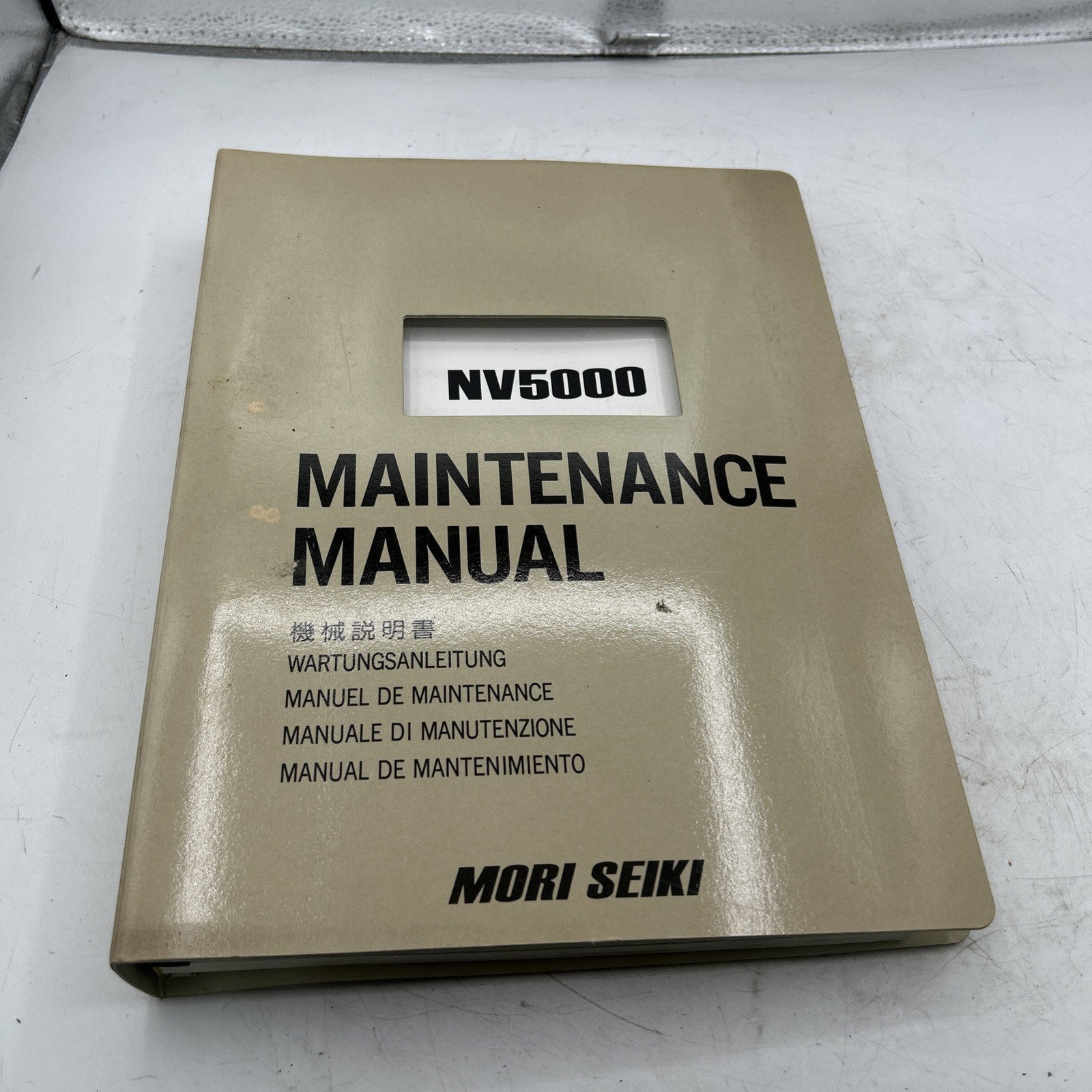 Mori Seiki Maintenance Manual NV5000 See Pics