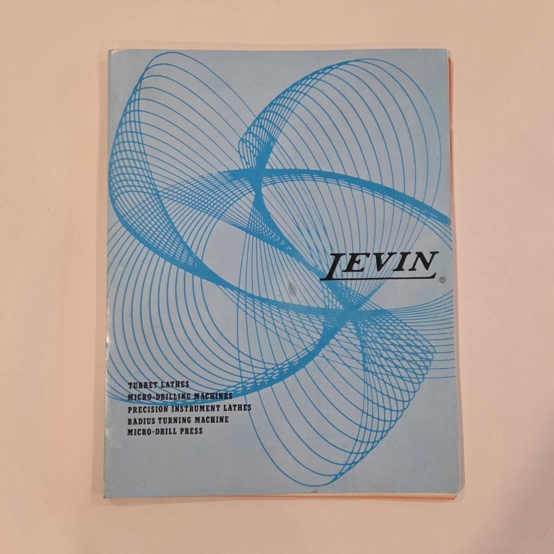 Vintage 1963 Levin Catalog, Lathes, Micro-Drilling & Radius Turning Machines