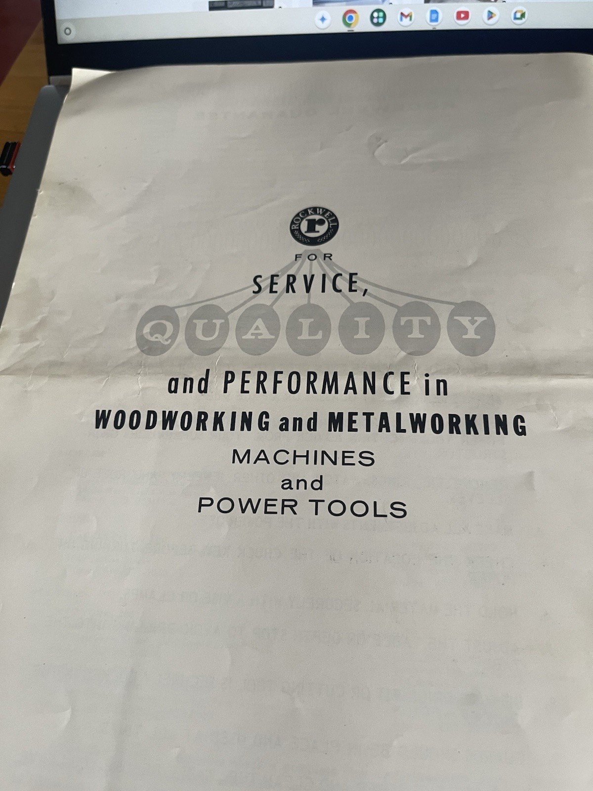 Rockwell Delta 17″ Drill Press Manual Serial No. 141-1800 and up