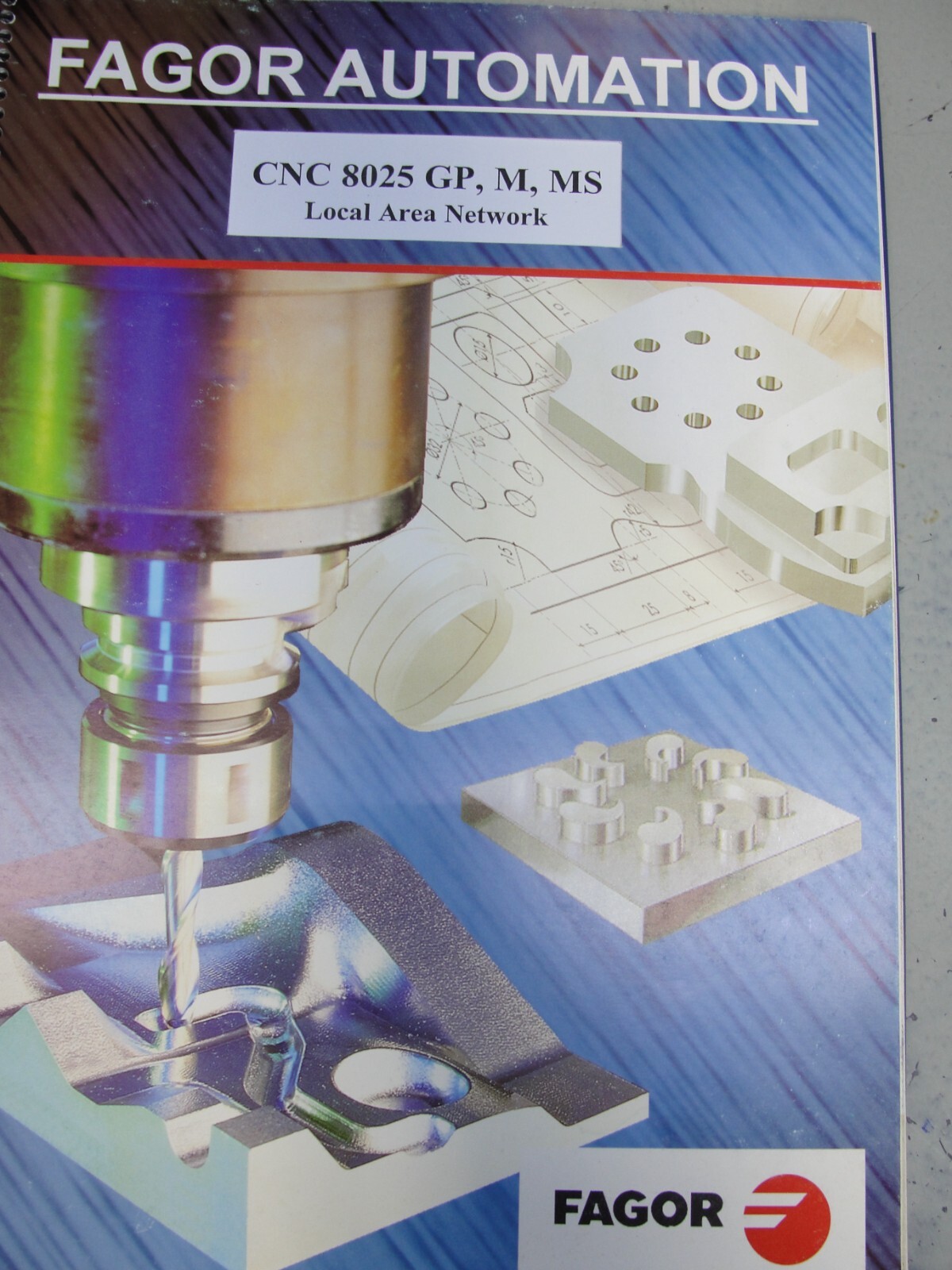 Fagor CNC 8025 Installation-Programming-Applications-LAN-Operating Manuals