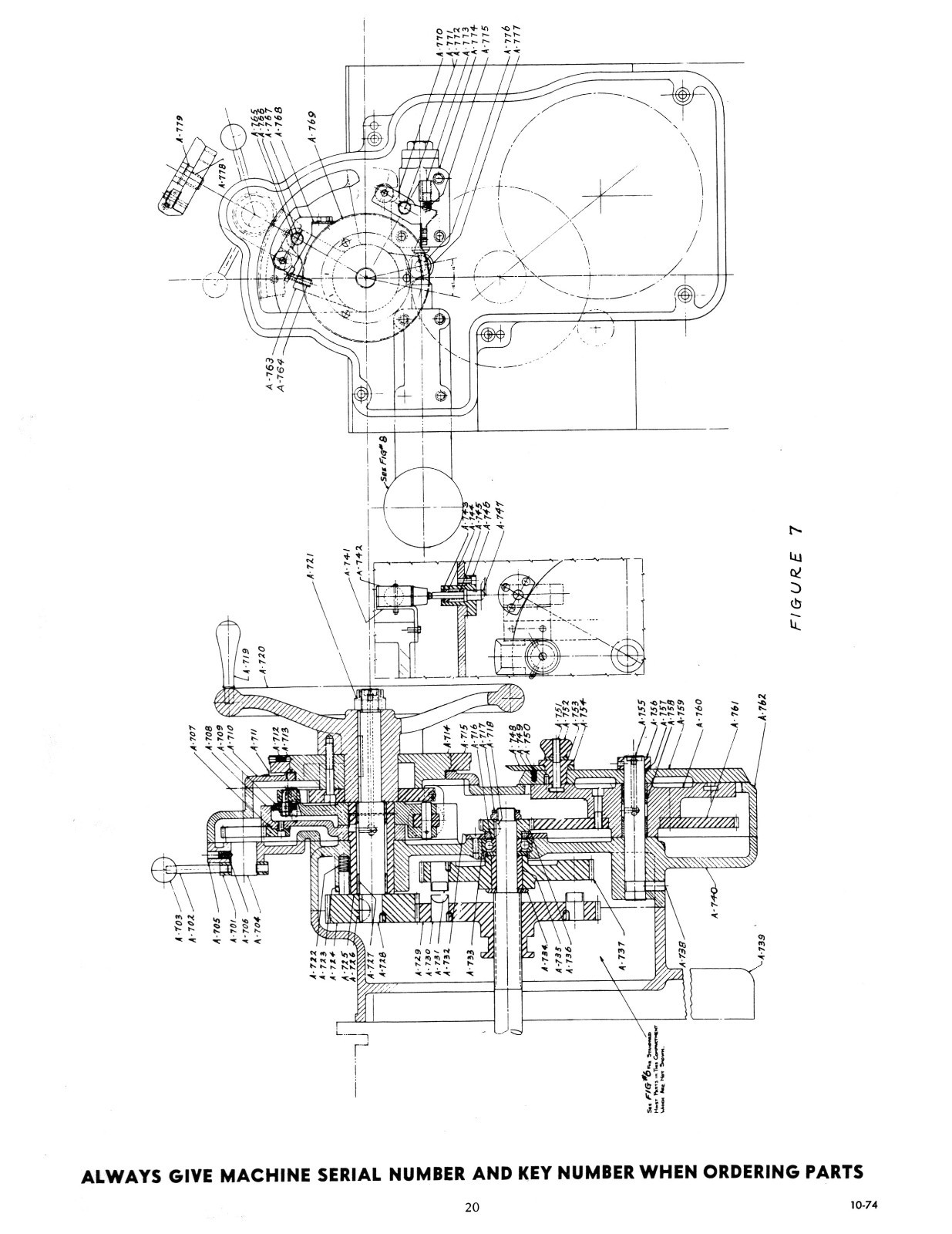 Mattison Horizontal Surface Grinders Parts Manual # 497