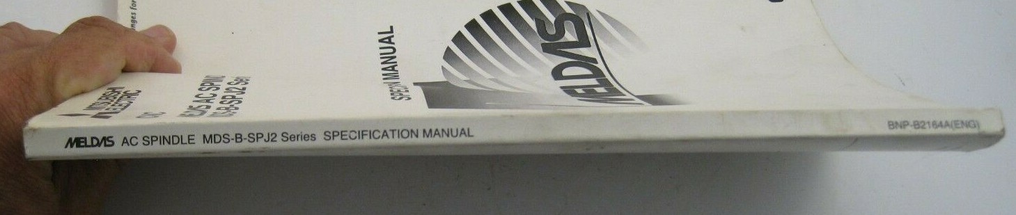 MITSUBISHI CNC MELDUS AC Spindle MDS-B-SPJ2 Specification Manual