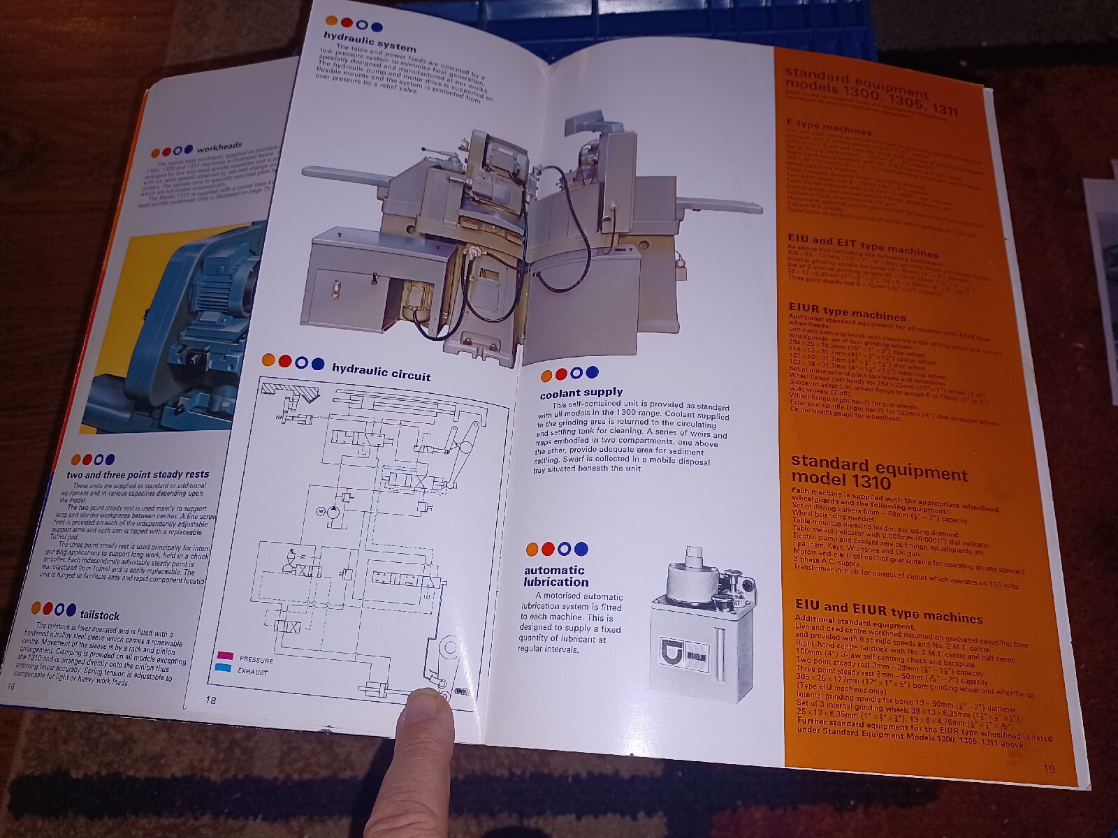 Jones-Shipman 1300 Series Precision Grinding Machines SALES CATALOG Book VTG OLD
