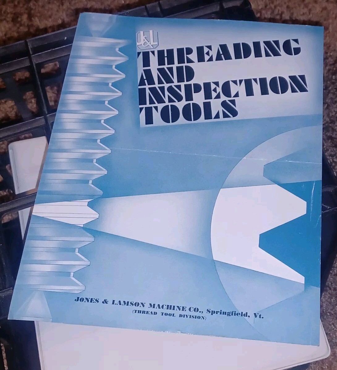 1936 Jones & Lamson Machine Co THREADING AND INSPECTION TOOLS CATALOG FLYER