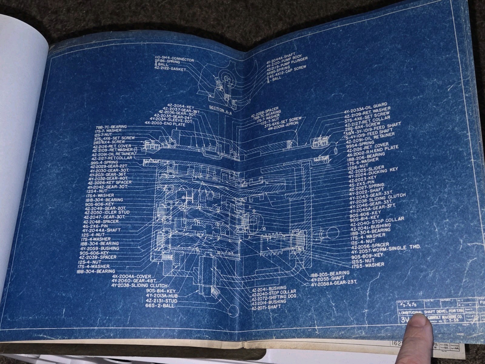 Gisholt Machine Company Blue Prints Book UNIVERSAL TURRET LATHE #5 Original VTG
