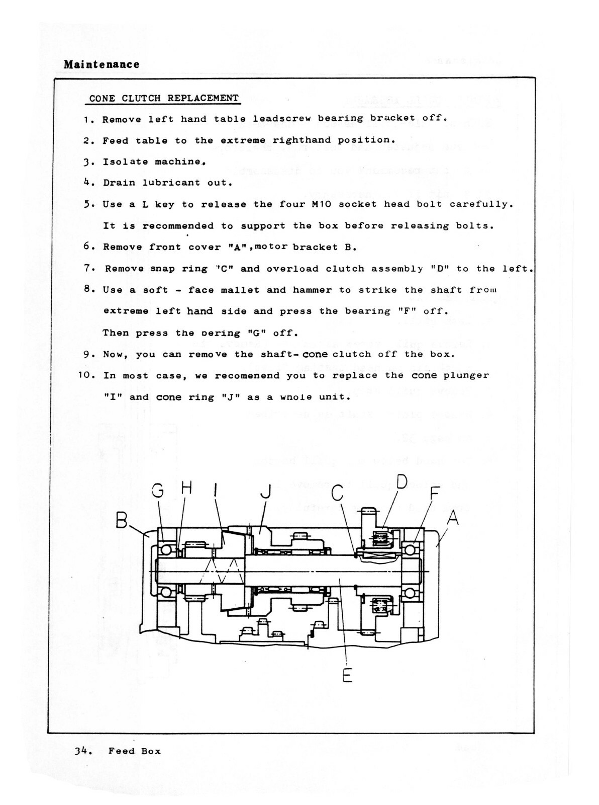 Jet JUM-1 & HVM-2 Horiz & Vert Mill Operator, Maintenance, & Parts Manual #1639