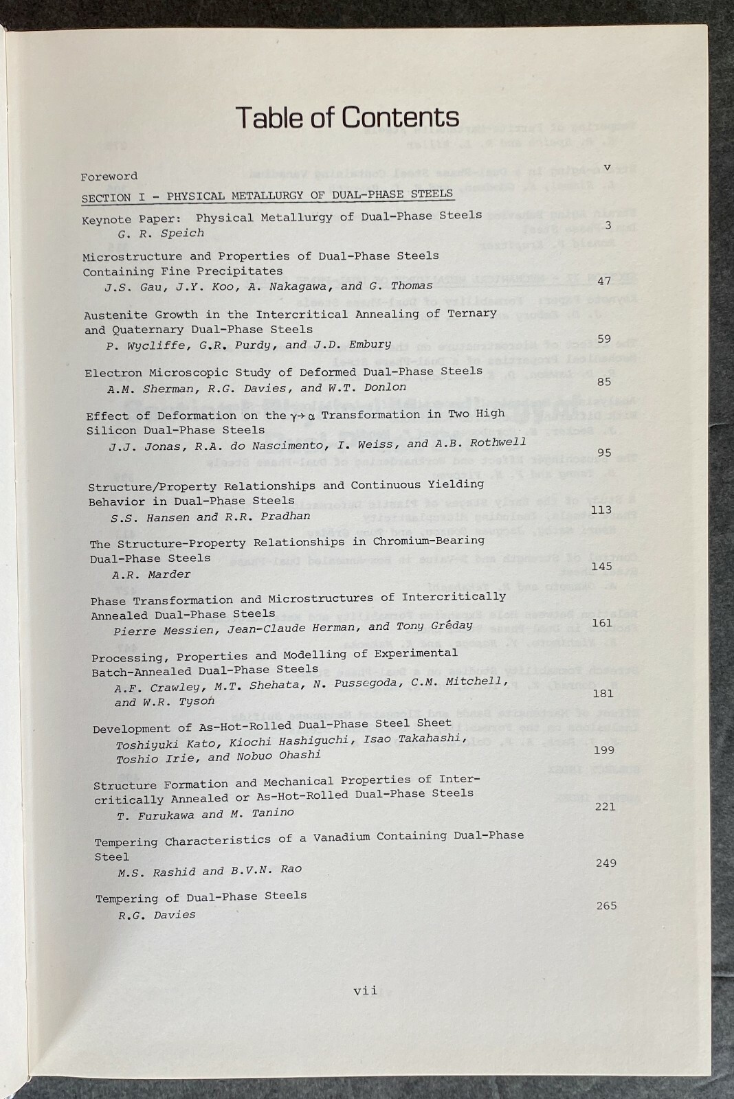 FUNDAMENTALS OF DUAL-PHASE STEELS Symposium Proceedings 1981 Metallurgy AIME
