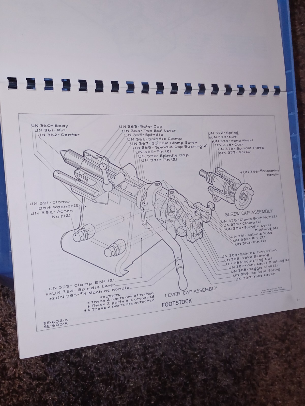 NORTON 12/14/16″ Type C Universal GRINDERS Parts Catalog Manual 1261-a Book