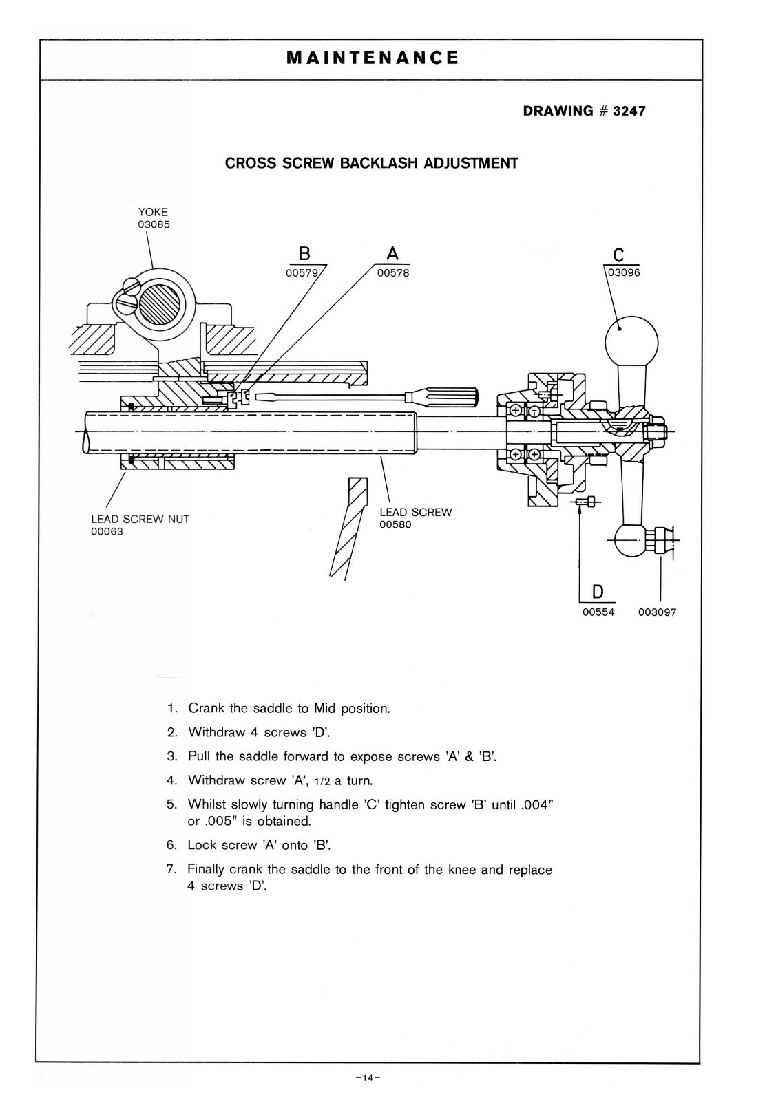 Republic-Lagun FT-1, FT-2, FT-3 Milling Machine Op, Maint, & Parts Manual #1543