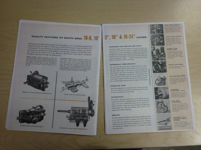 1967 SOUTH BEND MACHINE TOOLS SALES CATALOG