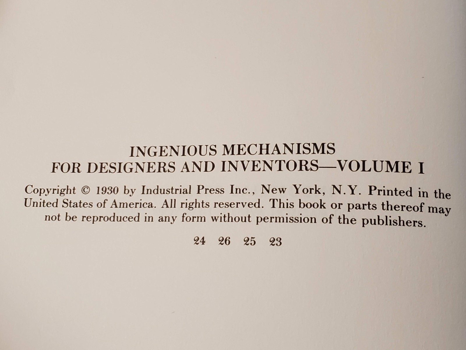 Ingenious Mechanisms for Designers Inventors Industrial Press 4 Books HC DJ